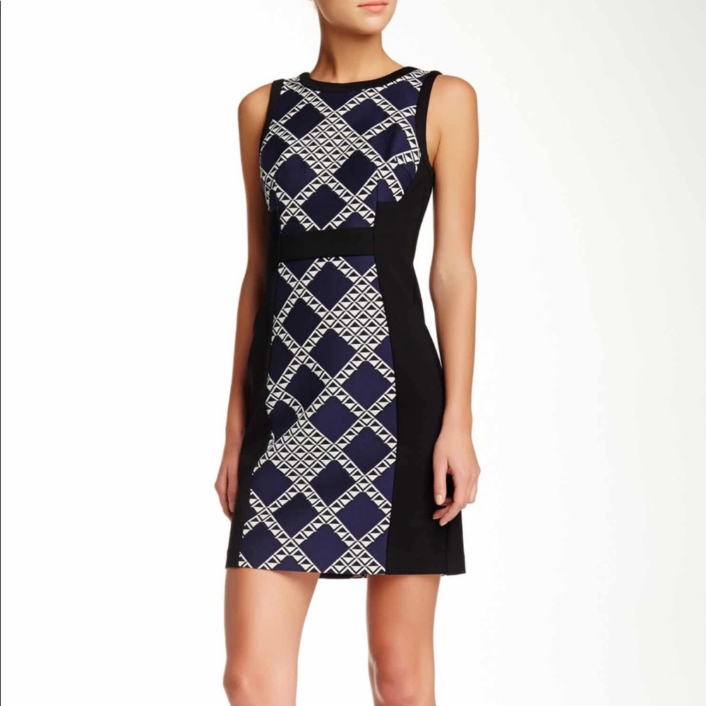 TRINA TURK Zelda Dress in Indigo size 2